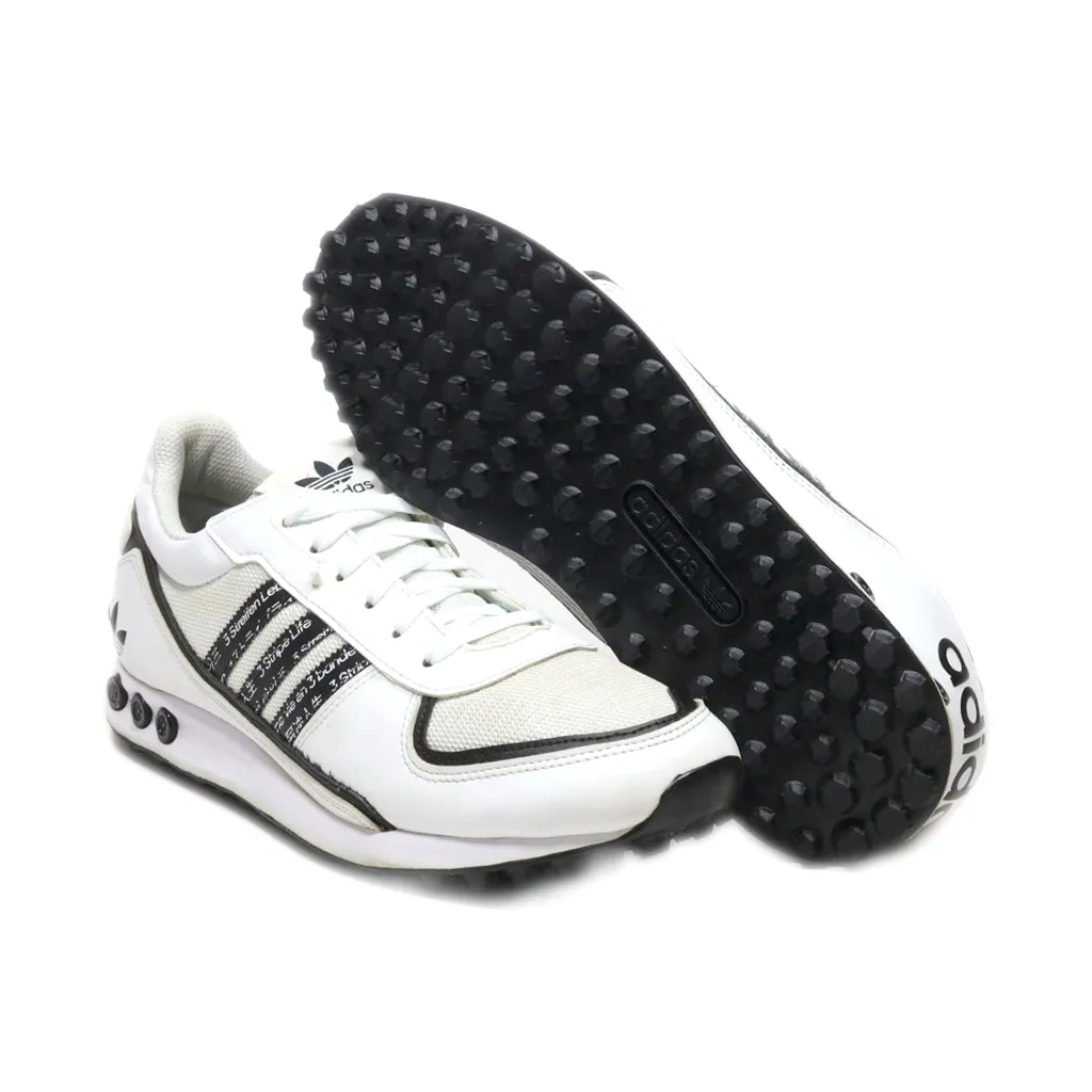 Adidas La Trainer Ii Low-Top Sneakers Leather White Colour For Men