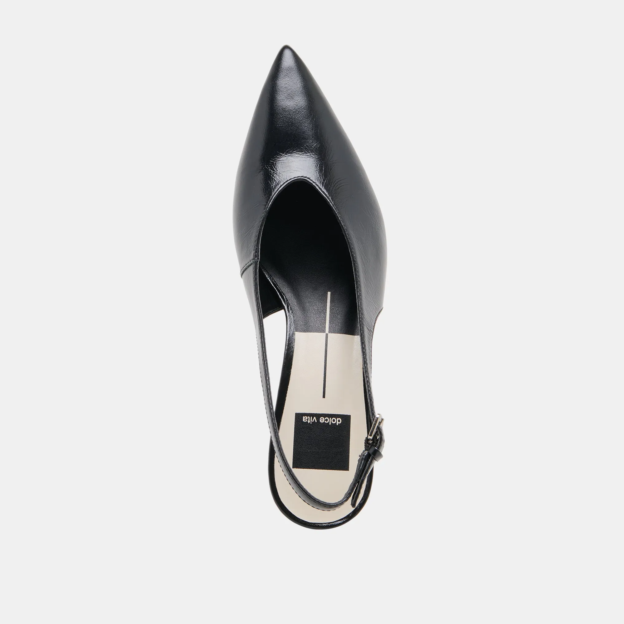 ALENNA HEELS MIDNIGHT CRINKLE PATENT