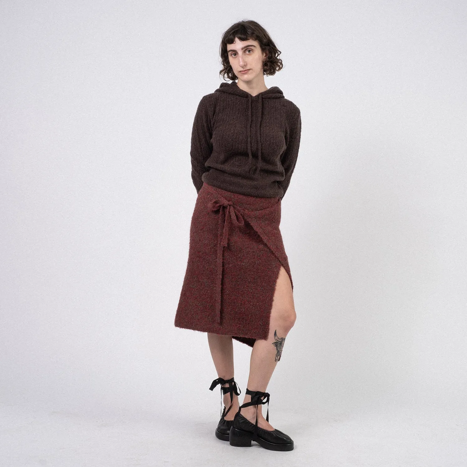 [AMOMENTO] SHIRRING HEELS _ BLACK