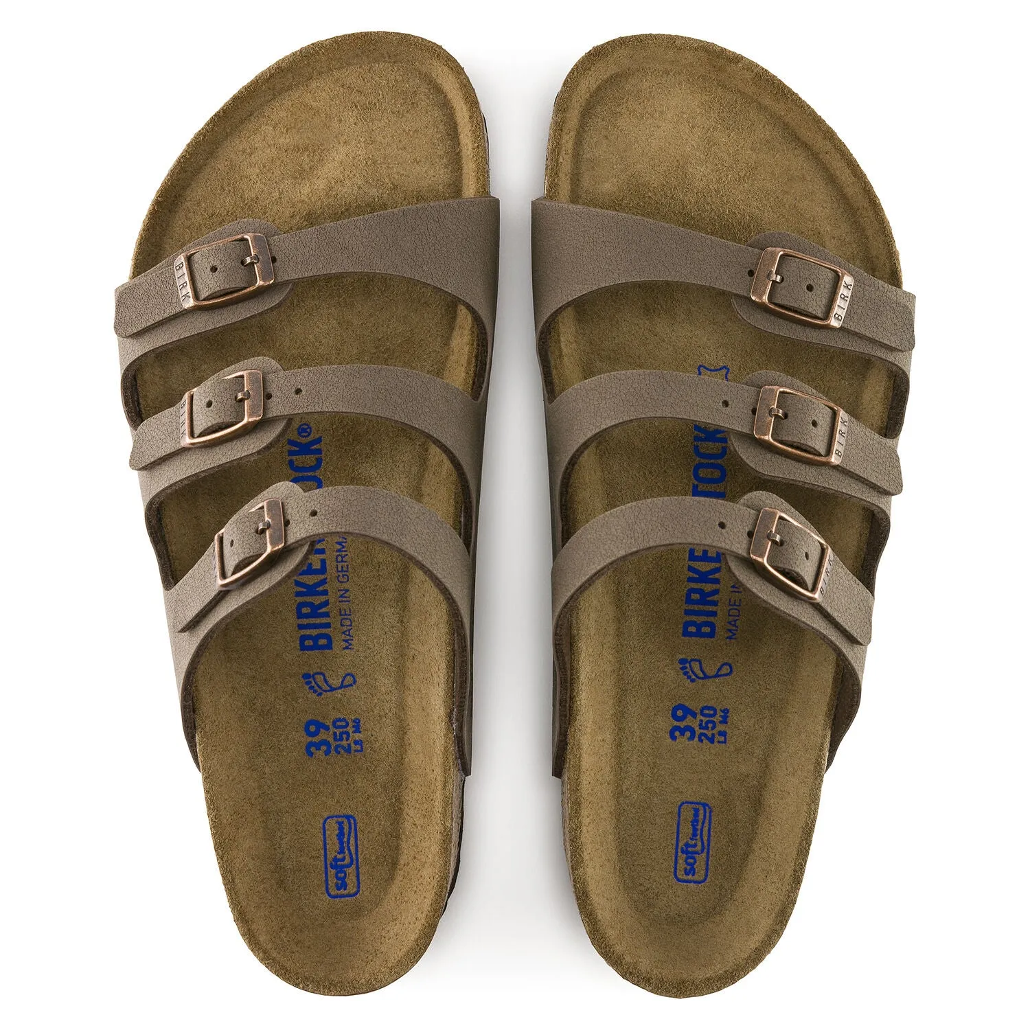 Birkenstock Florida Mocha Soft Footbed