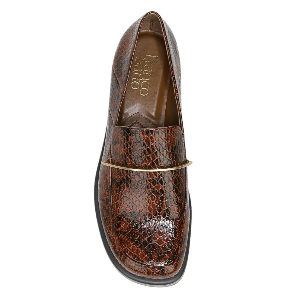 Bocca Bling Sienna Brown Franco Sarto Loafer Flats