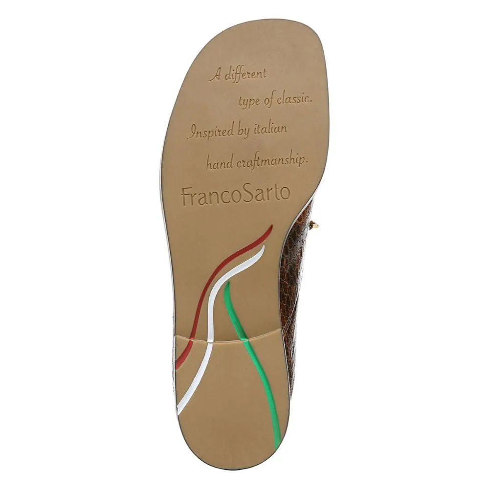 Bocca Bling Sienna Brown Franco Sarto Loafer Flats