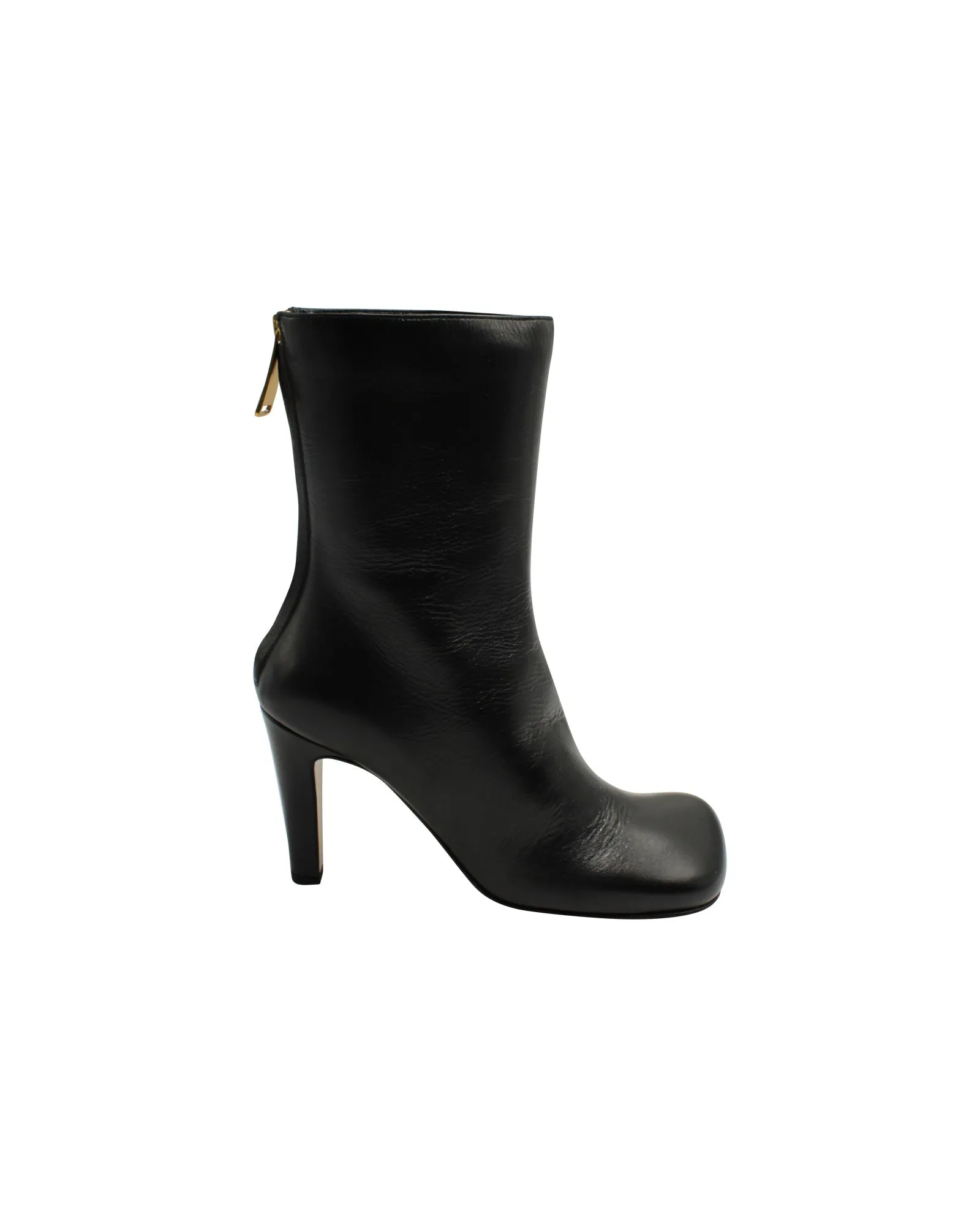 Bottega Veneta Bloc Boots in Black Leather