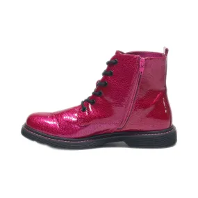 Catwalk Ankle Boots Leather Pink Colour For Women