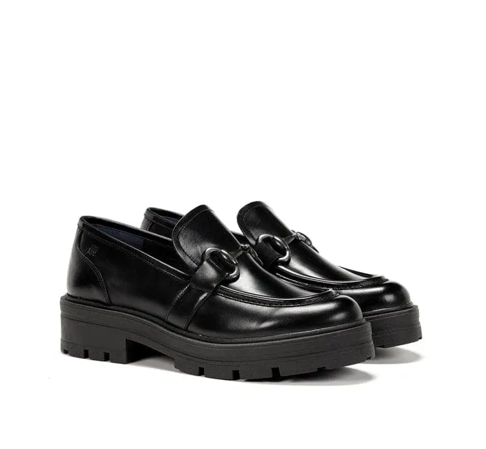 Dorking Women's Norte Loafers- Negro