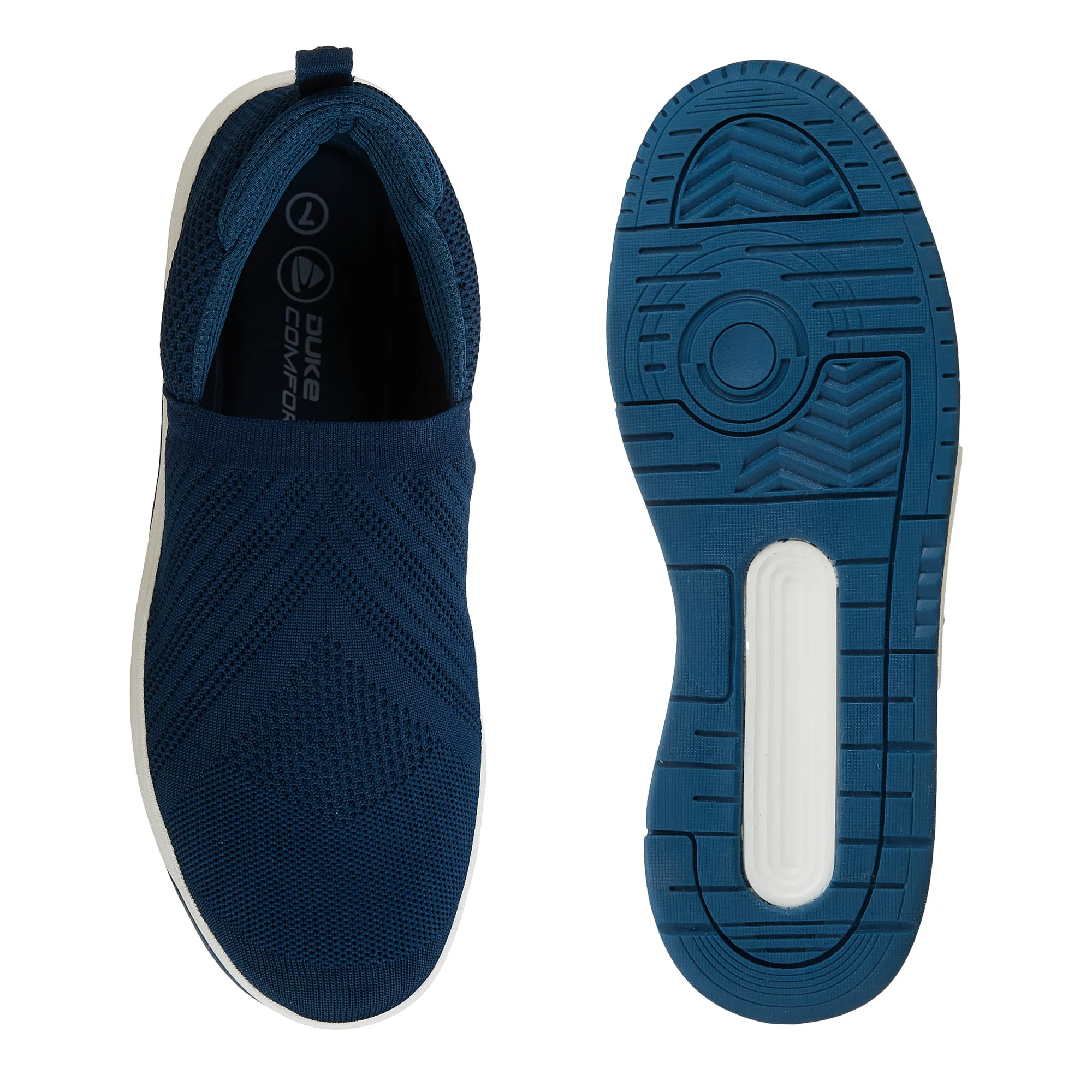 Duke Men Woven Design Slip-On Sneakers (FWOL2543)