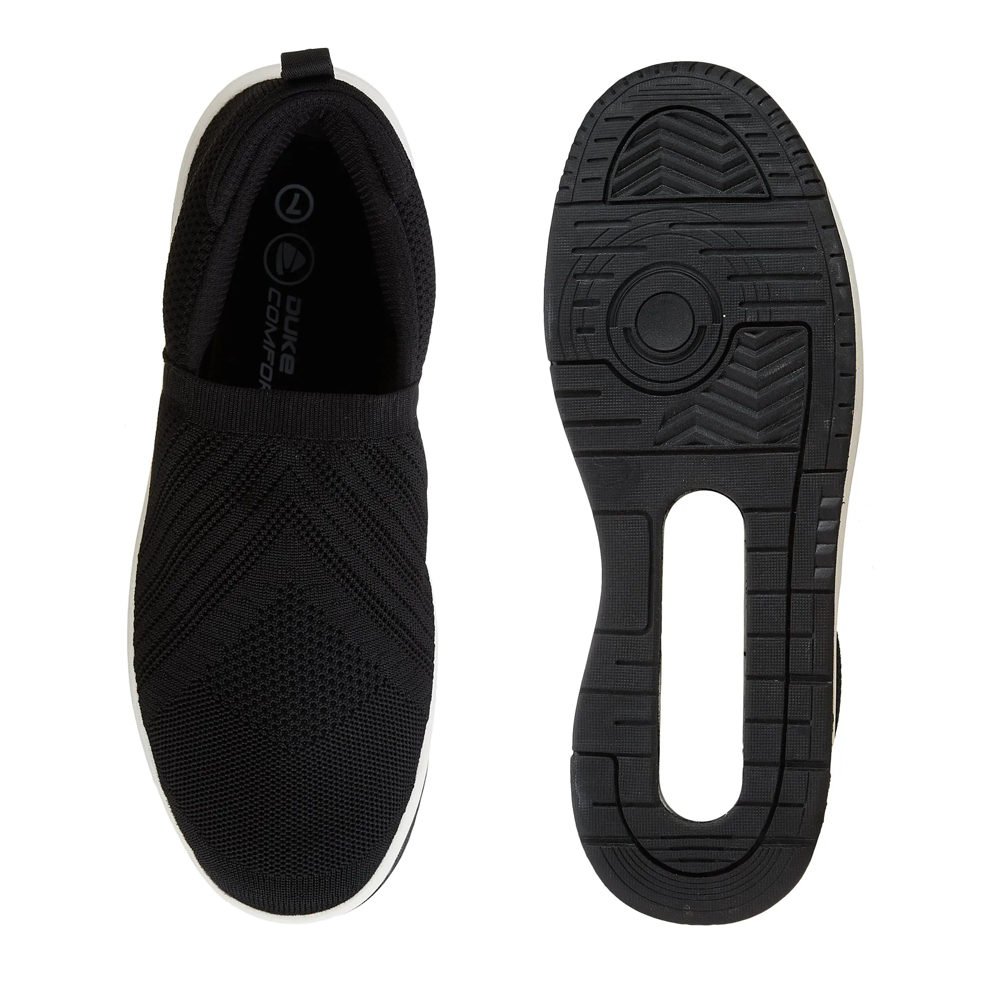 Duke Men Woven Design Slip-On Sneakers (FWOL2543)