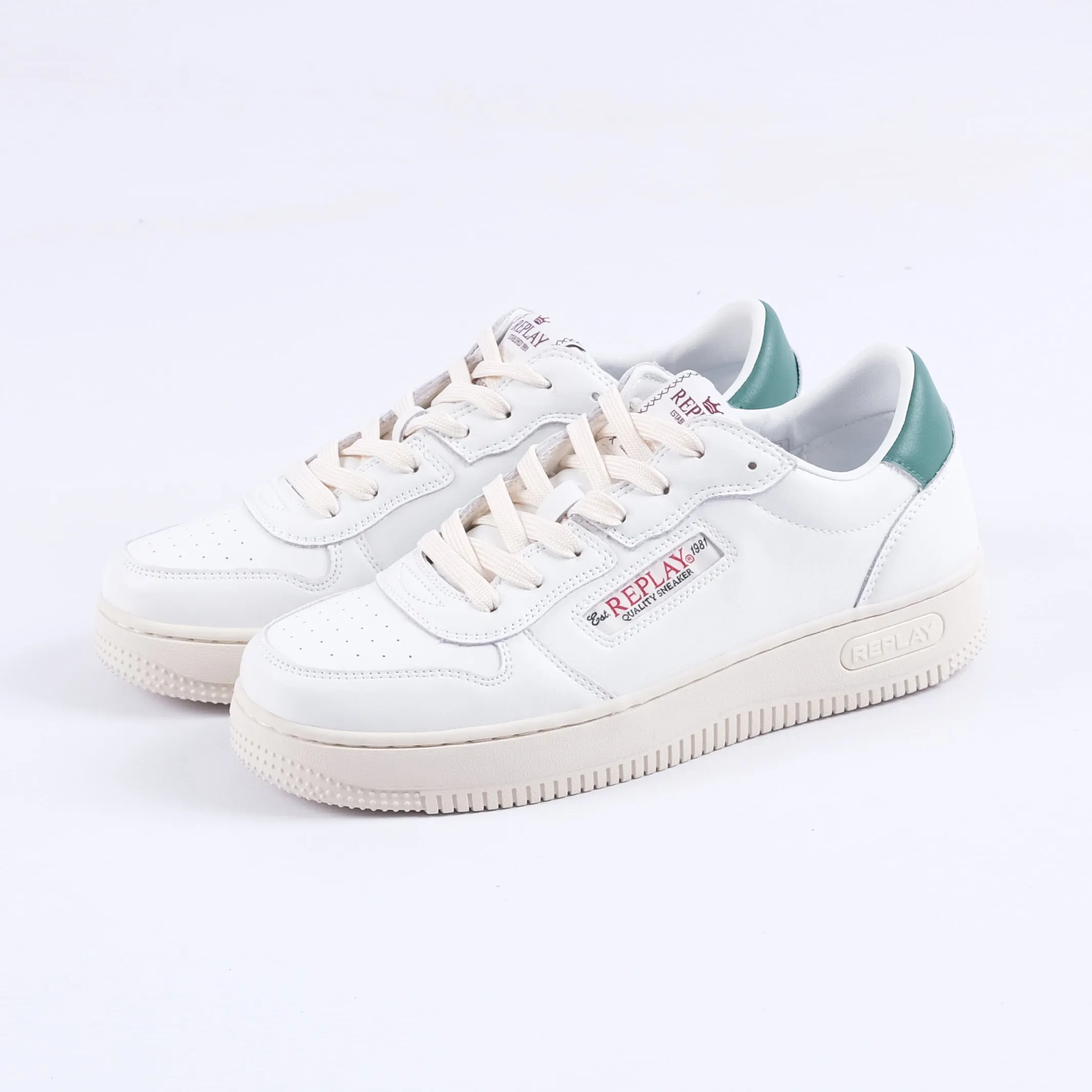 Epic Double Sneakers (White/Green)