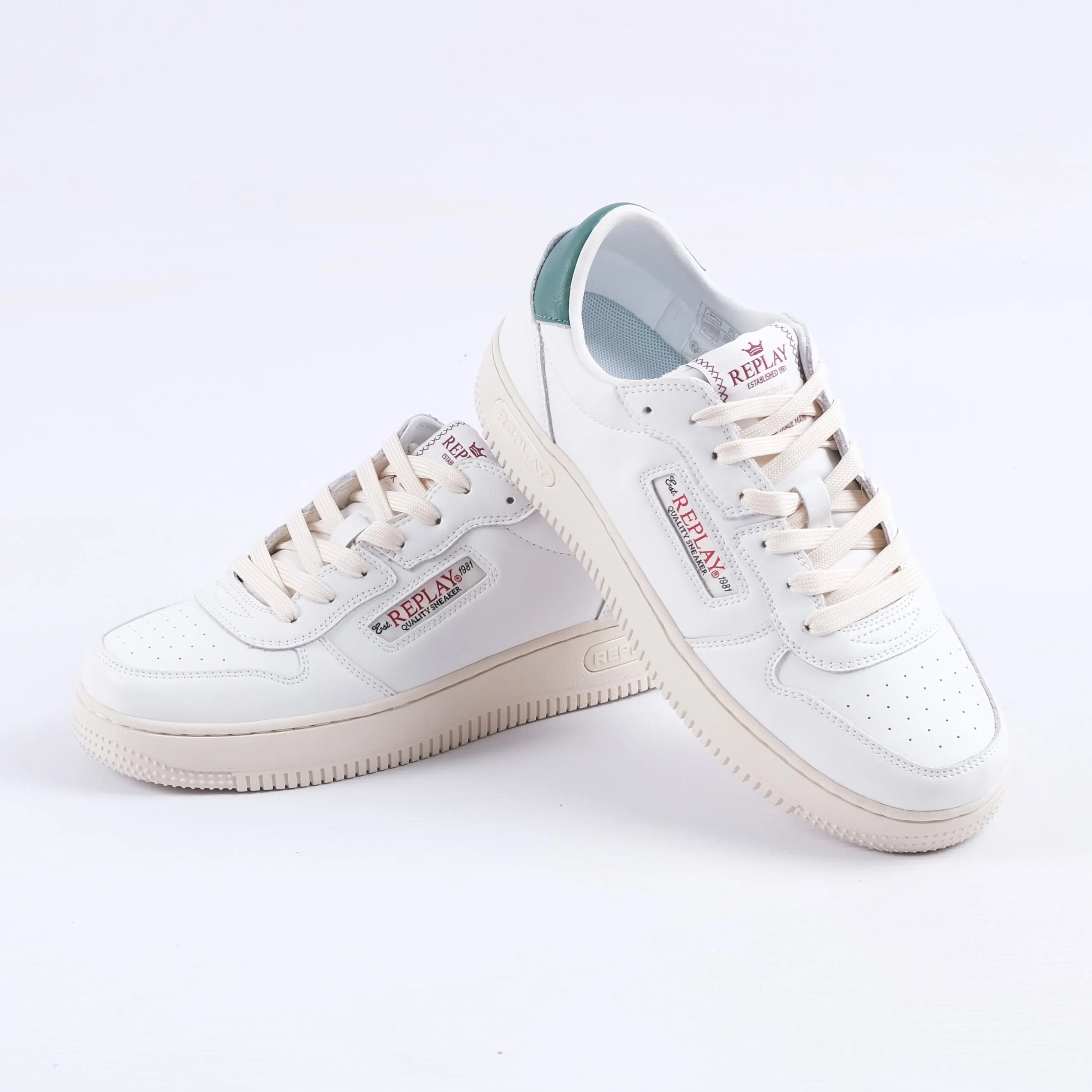 Epic Double Sneakers (White/Green)