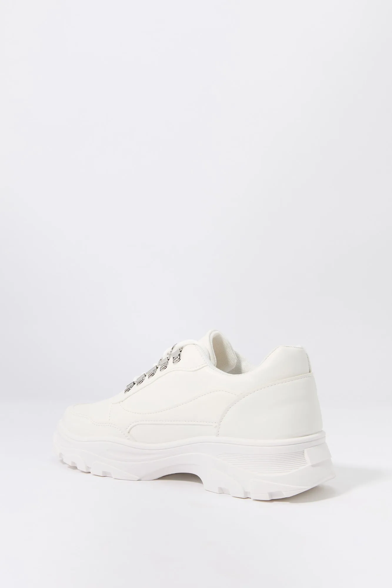 Espadrilles lacées à semelles épaisses avec anneau en D