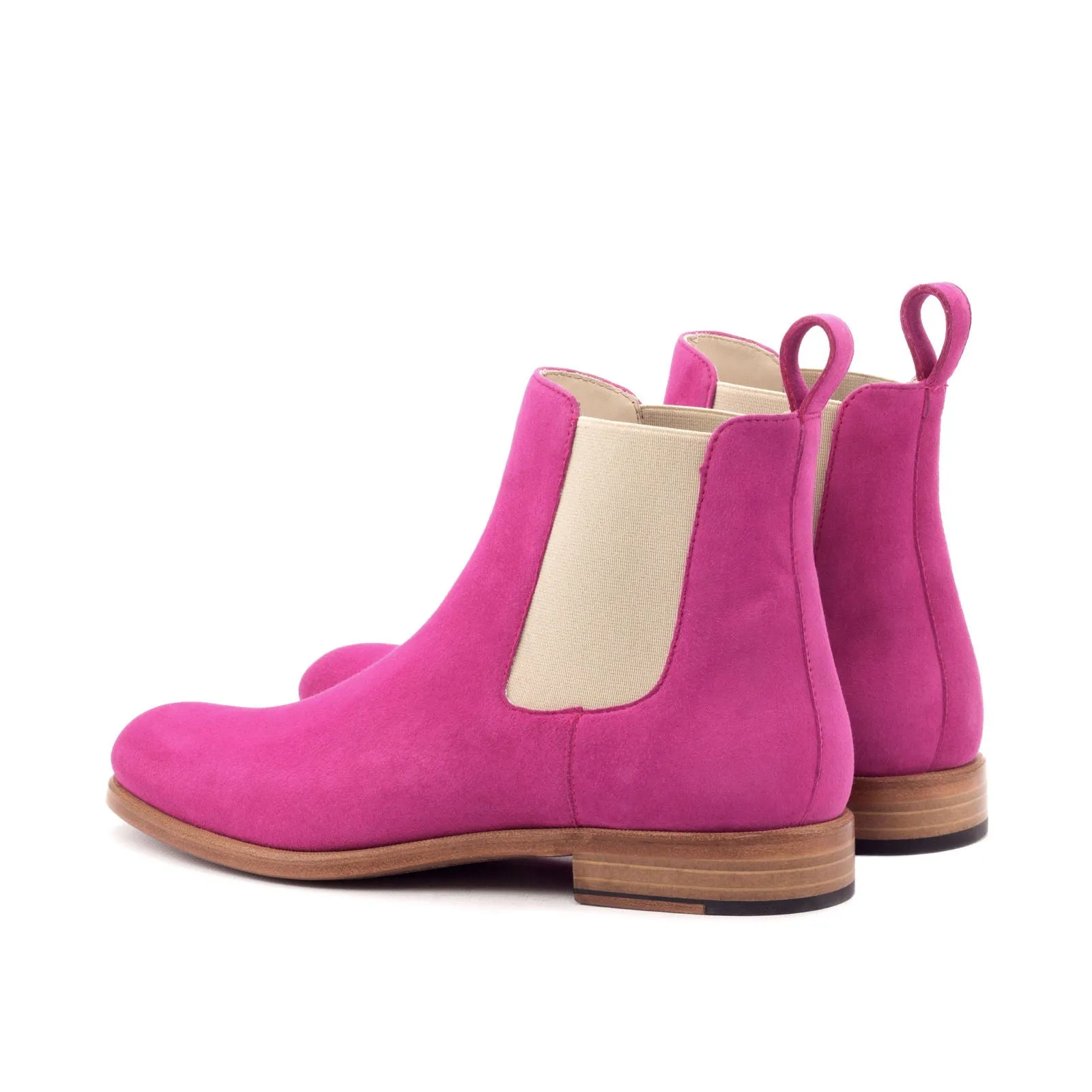 Ladies' Chelsea Boot-Kid Suede, Violet-Wholesale