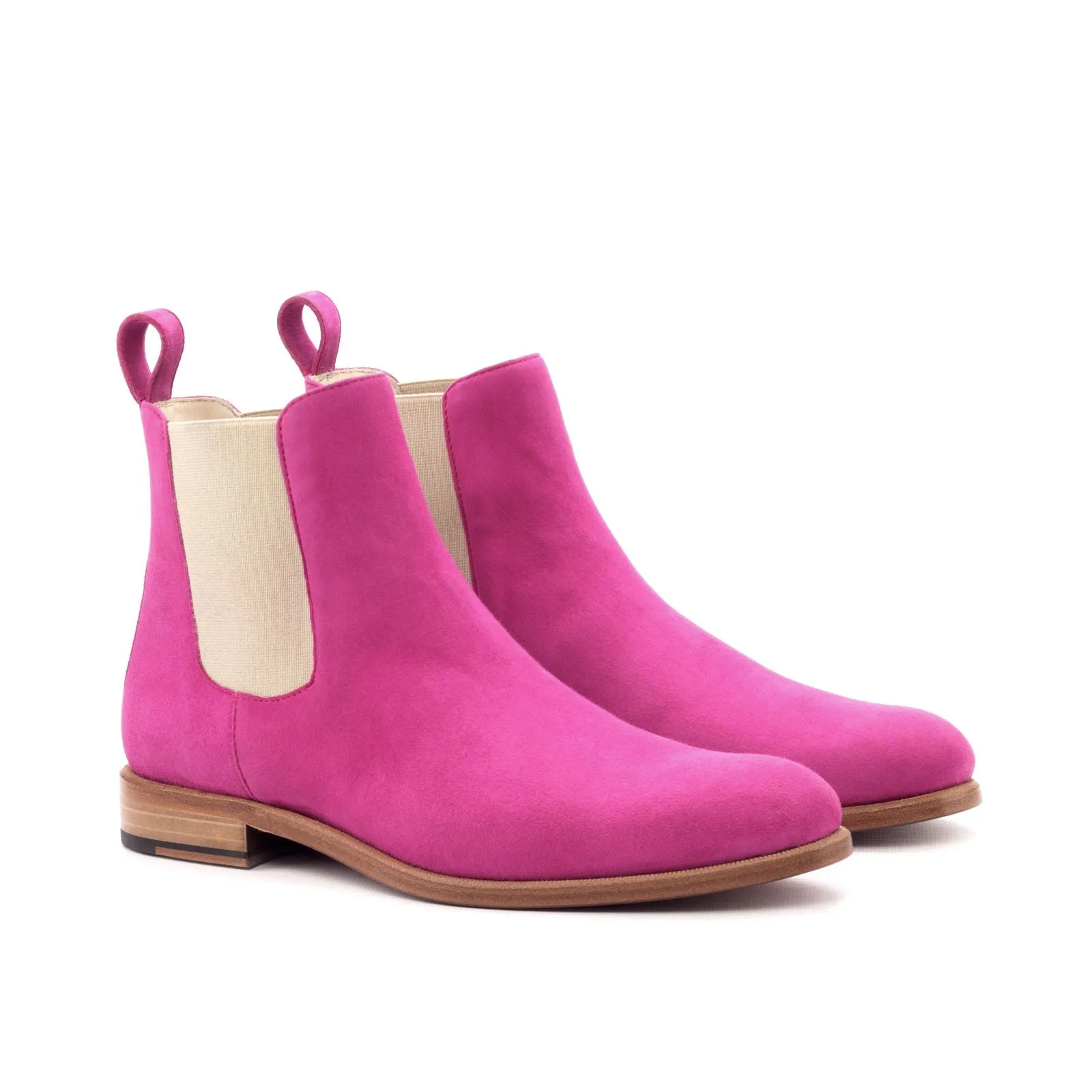 Ladies' Chelsea Boot-Kid Suede, Violet-Wholesale