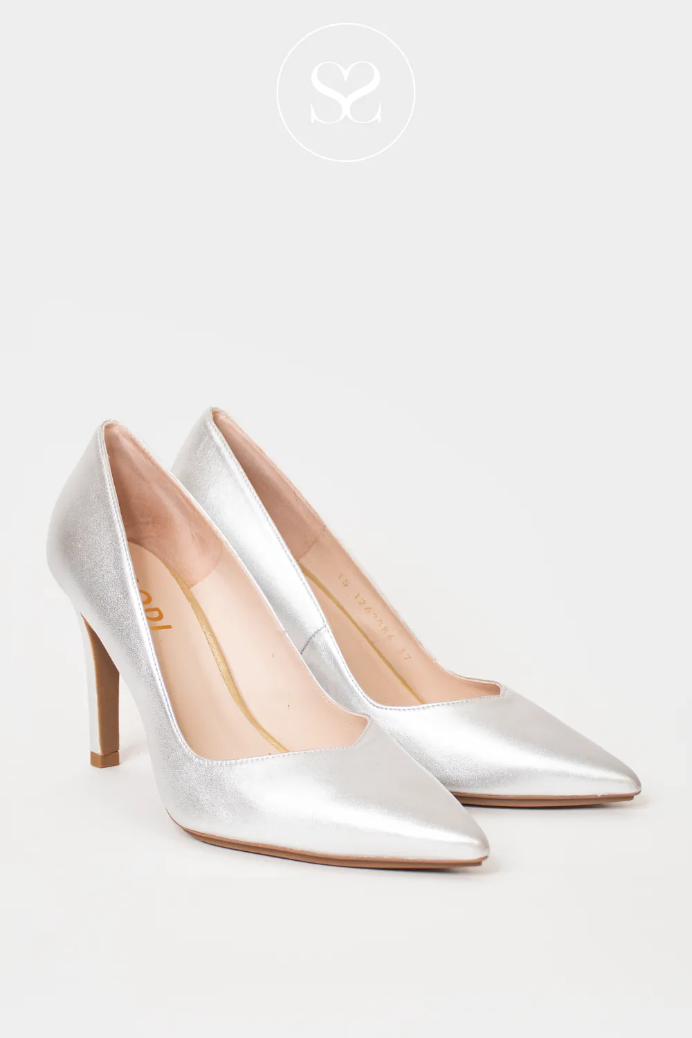 LODI RABOT-TPA SILVER HIGH HEEL COURT SHOES