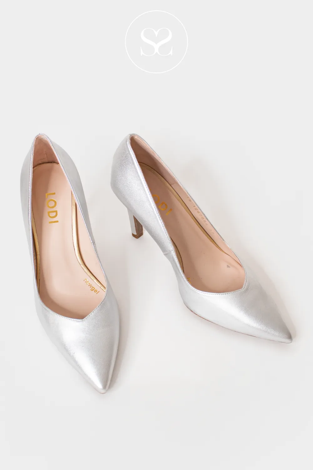LODI RABOT-TPA SILVER HIGH HEEL COURT SHOES
