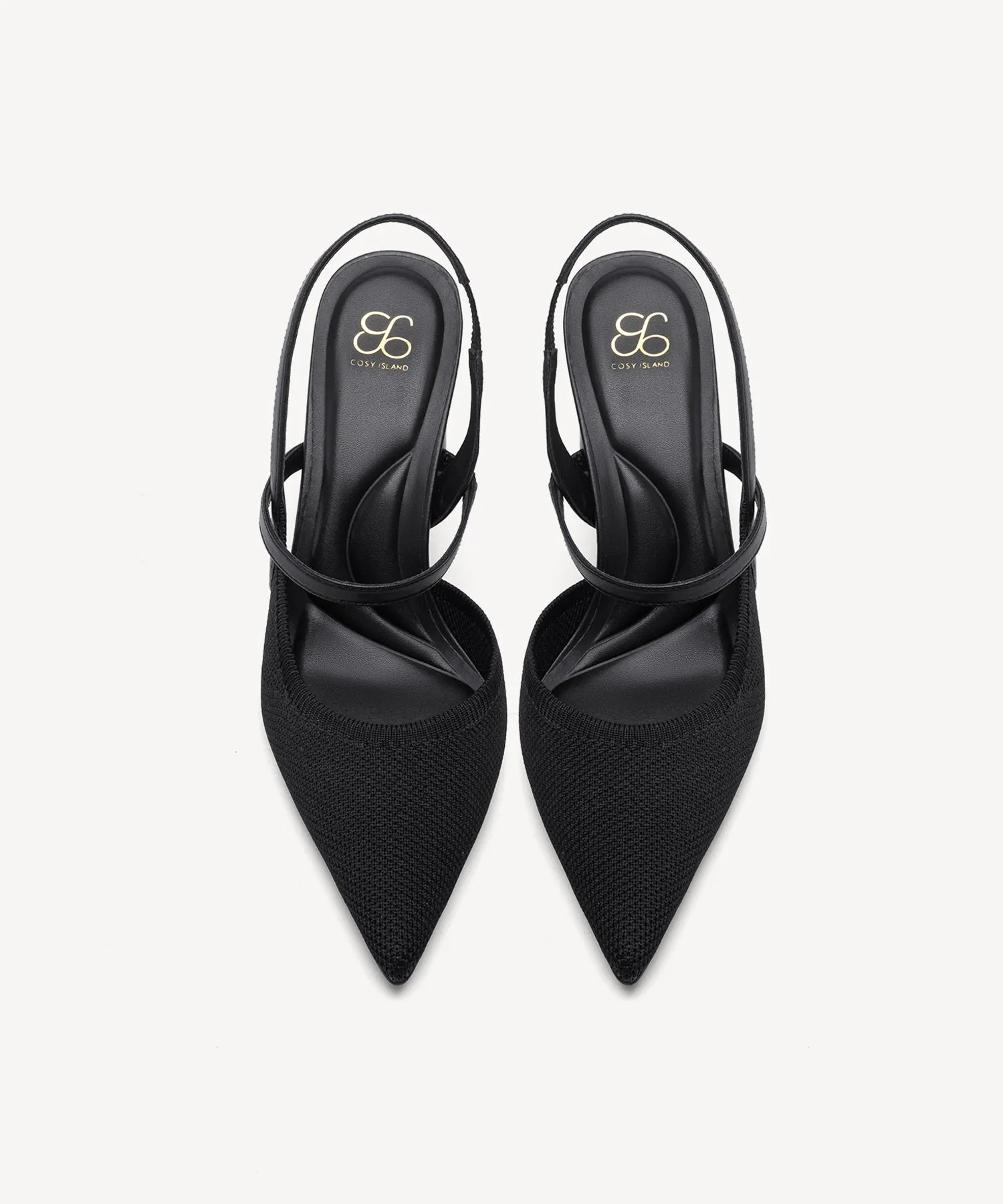 Minimalist Belt Pointed Toe Heeled Pumps