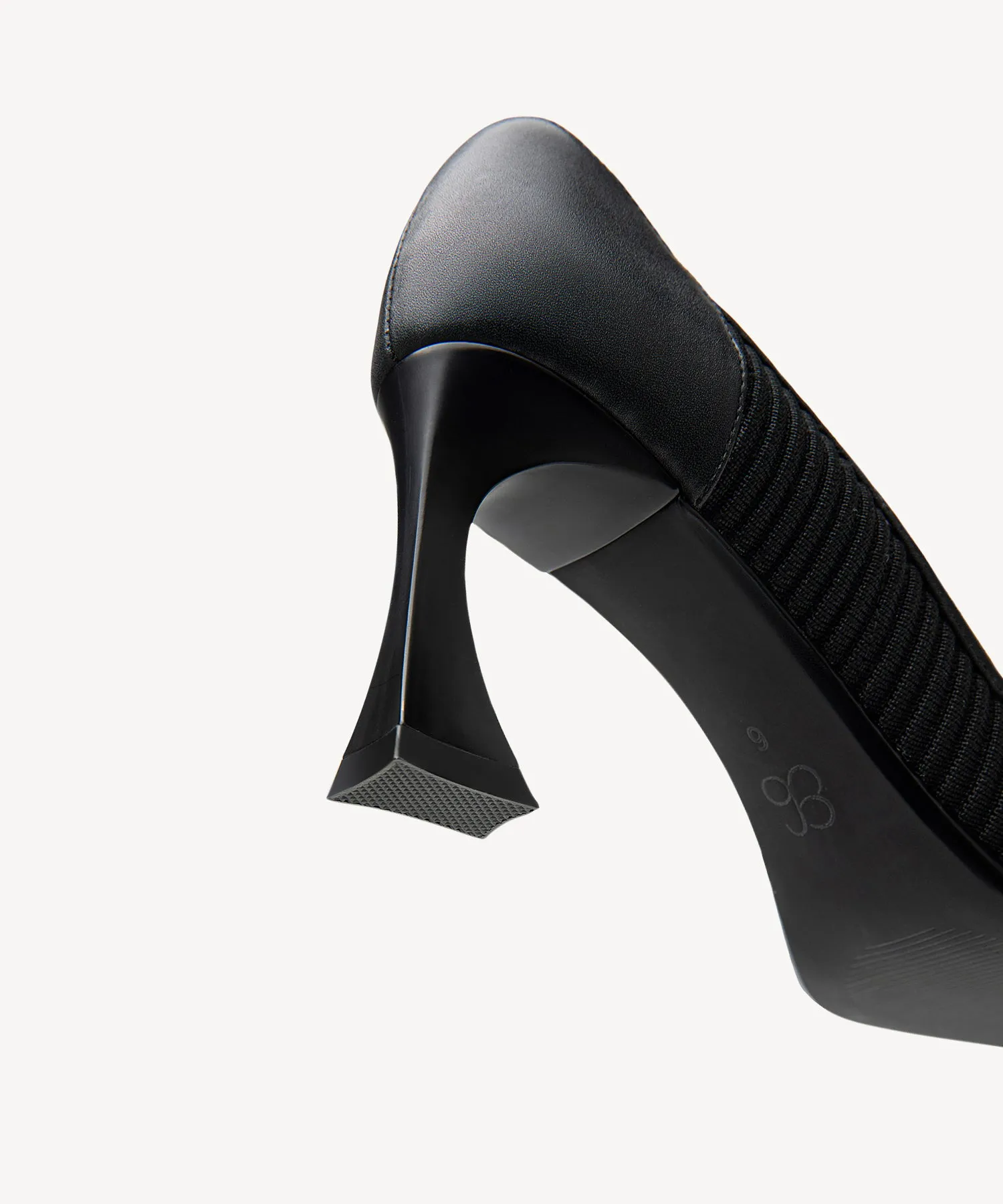 Minimalist Elegance Pointed Toe Heeled Pumps