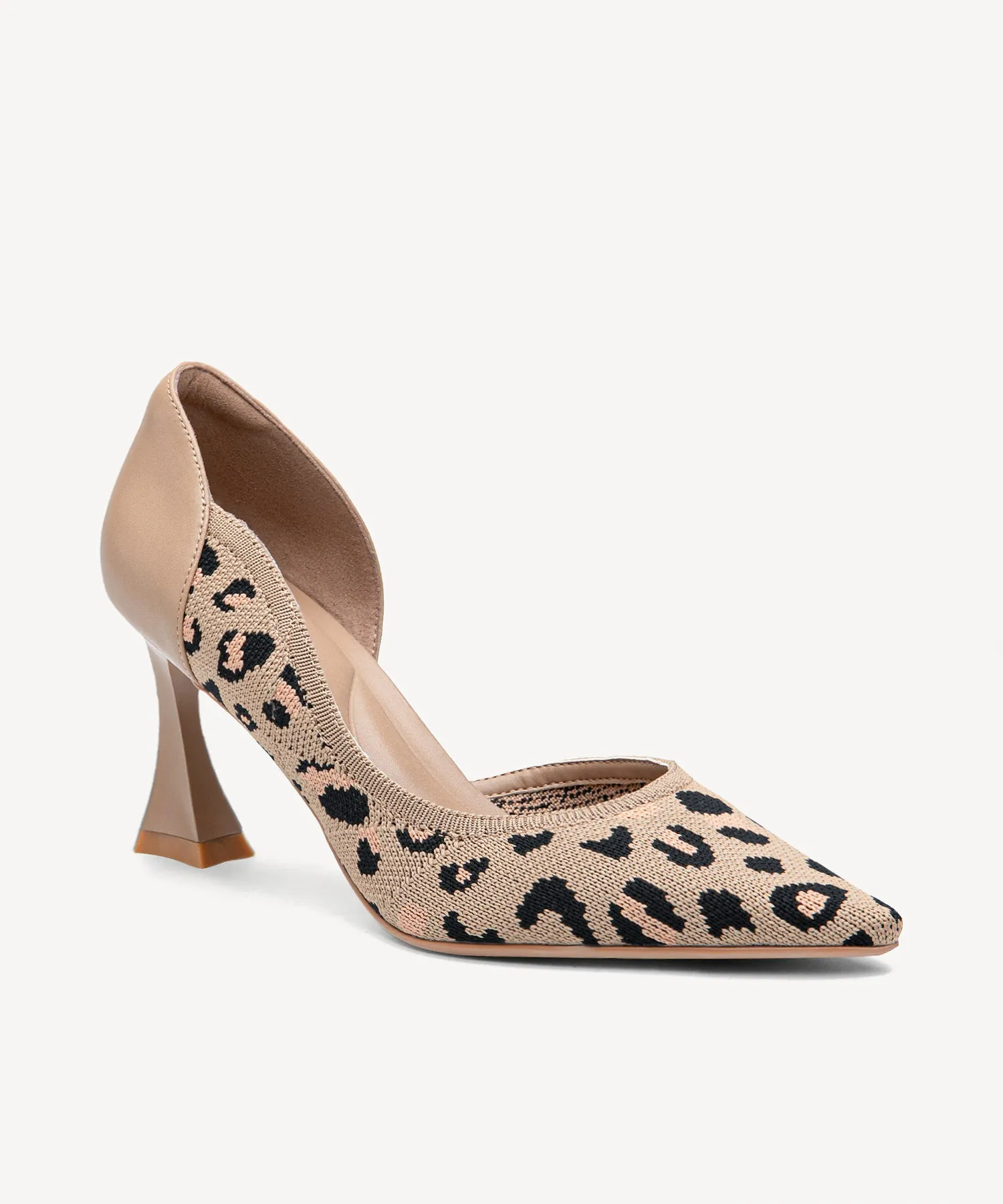 Minimalist Elegance Pointed Toe Heeled Pumps