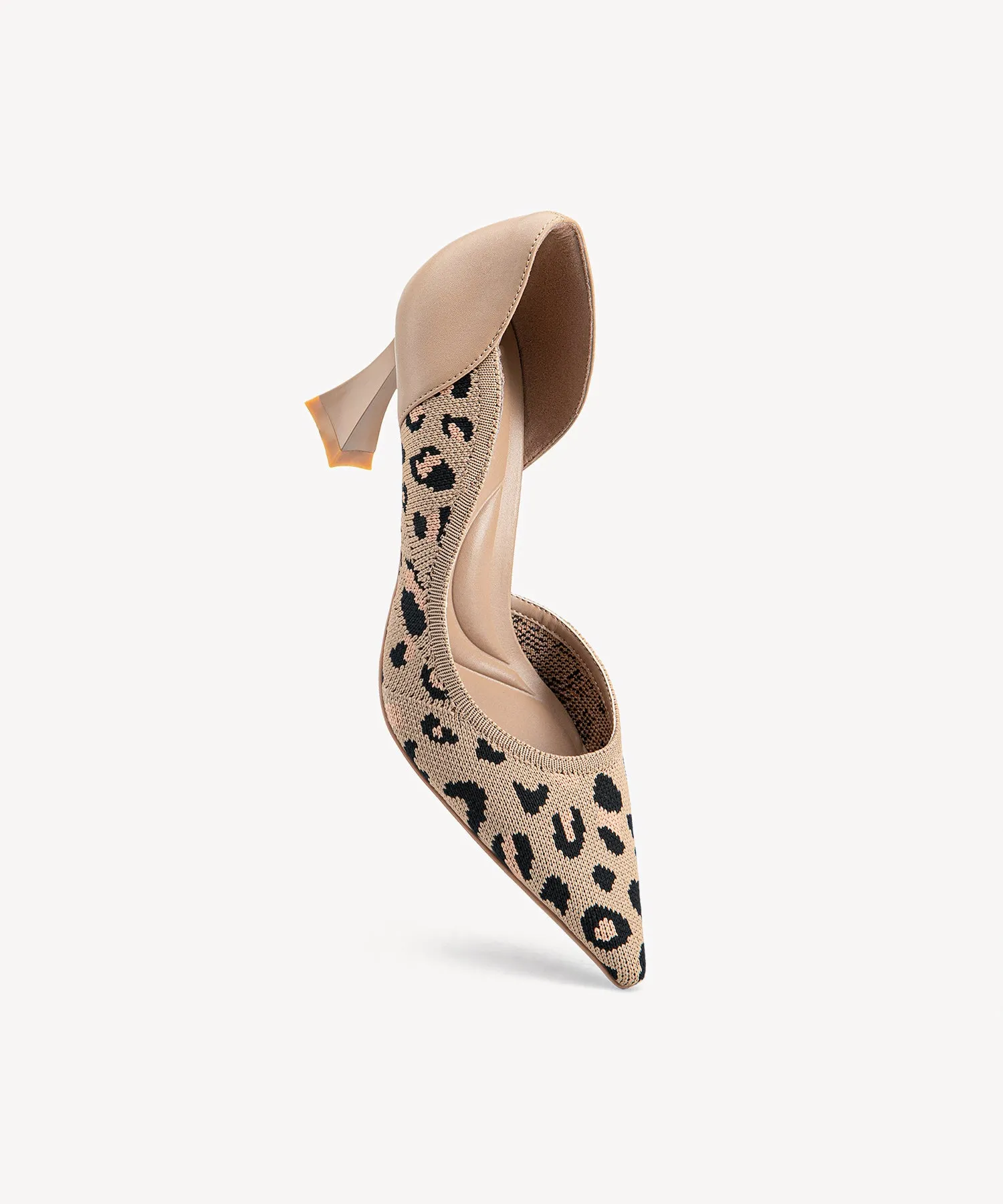 Minimalist Elegance Pointed Toe Heeled Pumps