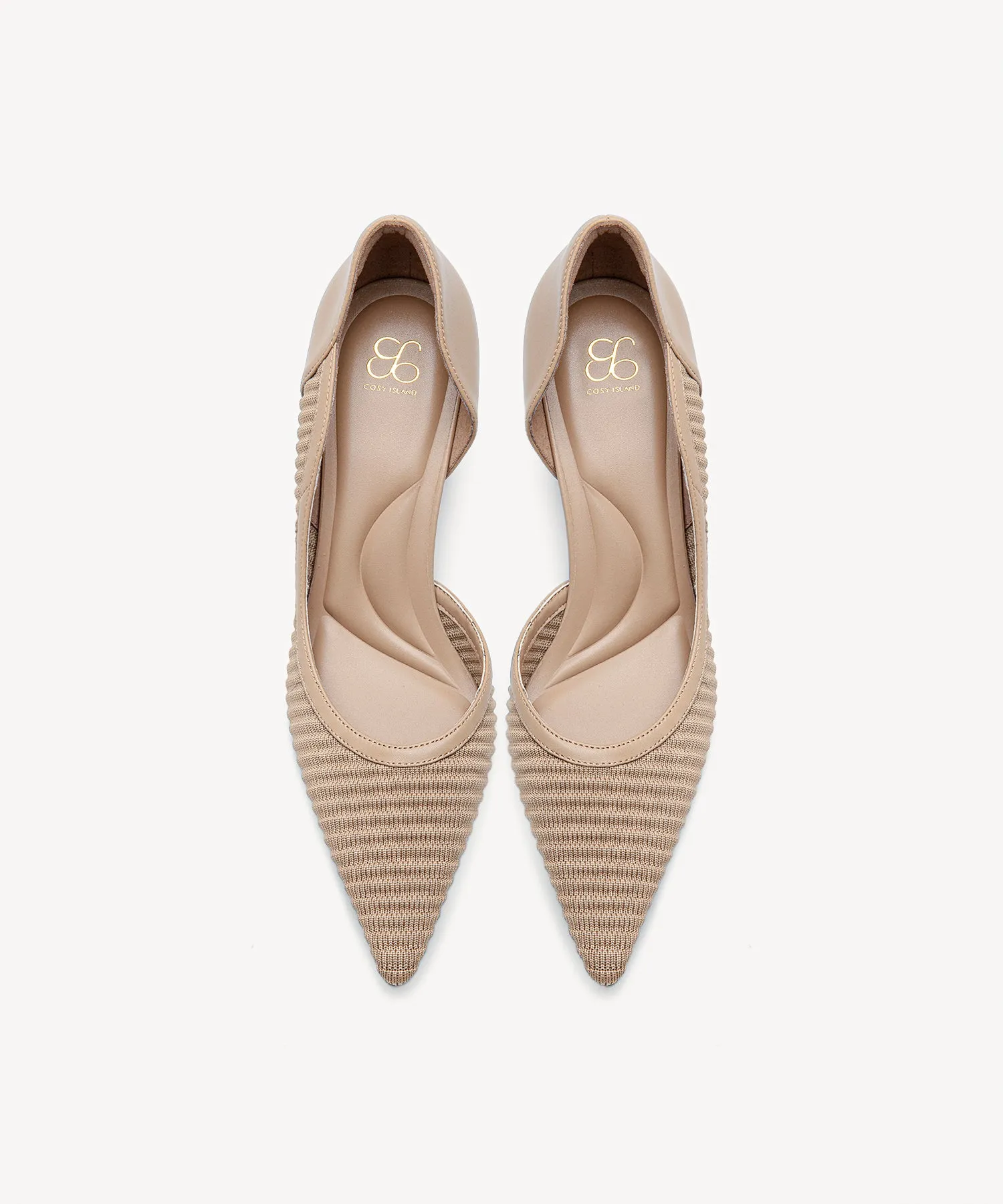 Minimalist Elegance Pointed Toe Heeled Pumps