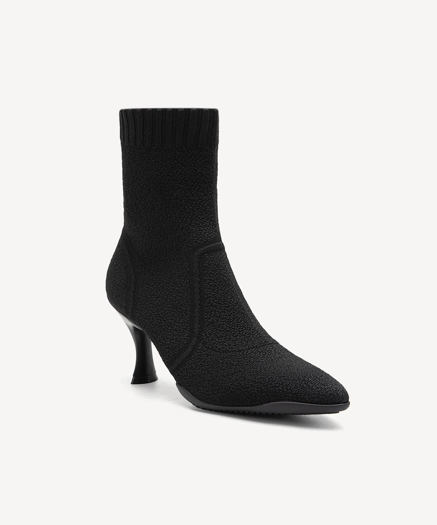 Minimalist  Pointed Toe Stiletto Ankle Boots