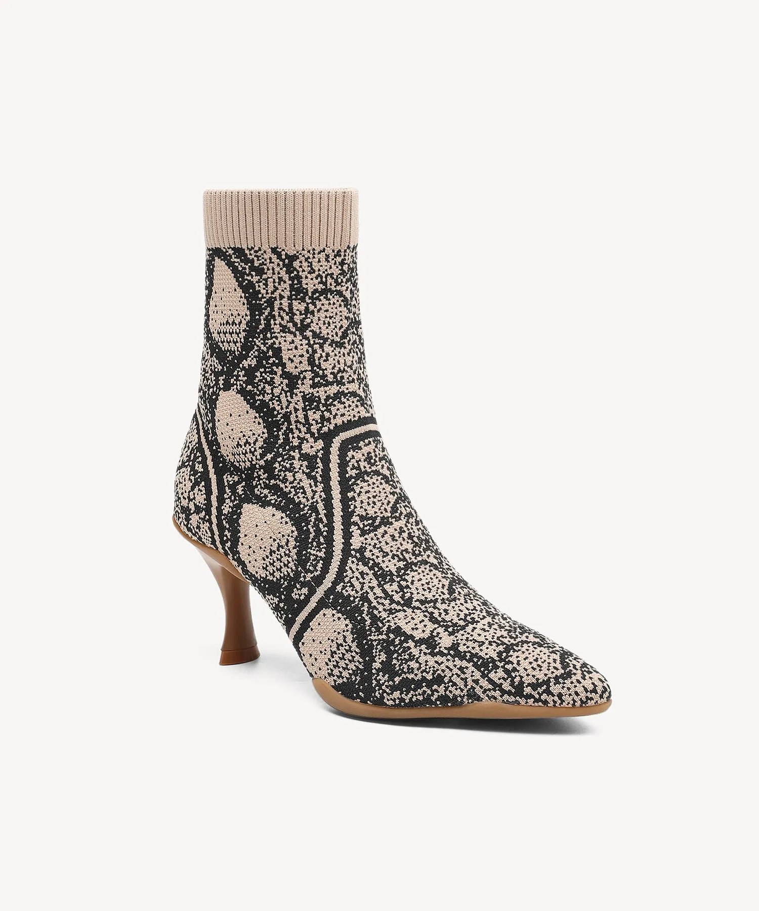 Minimalist  Pointed Toe Stiletto Ankle Boots