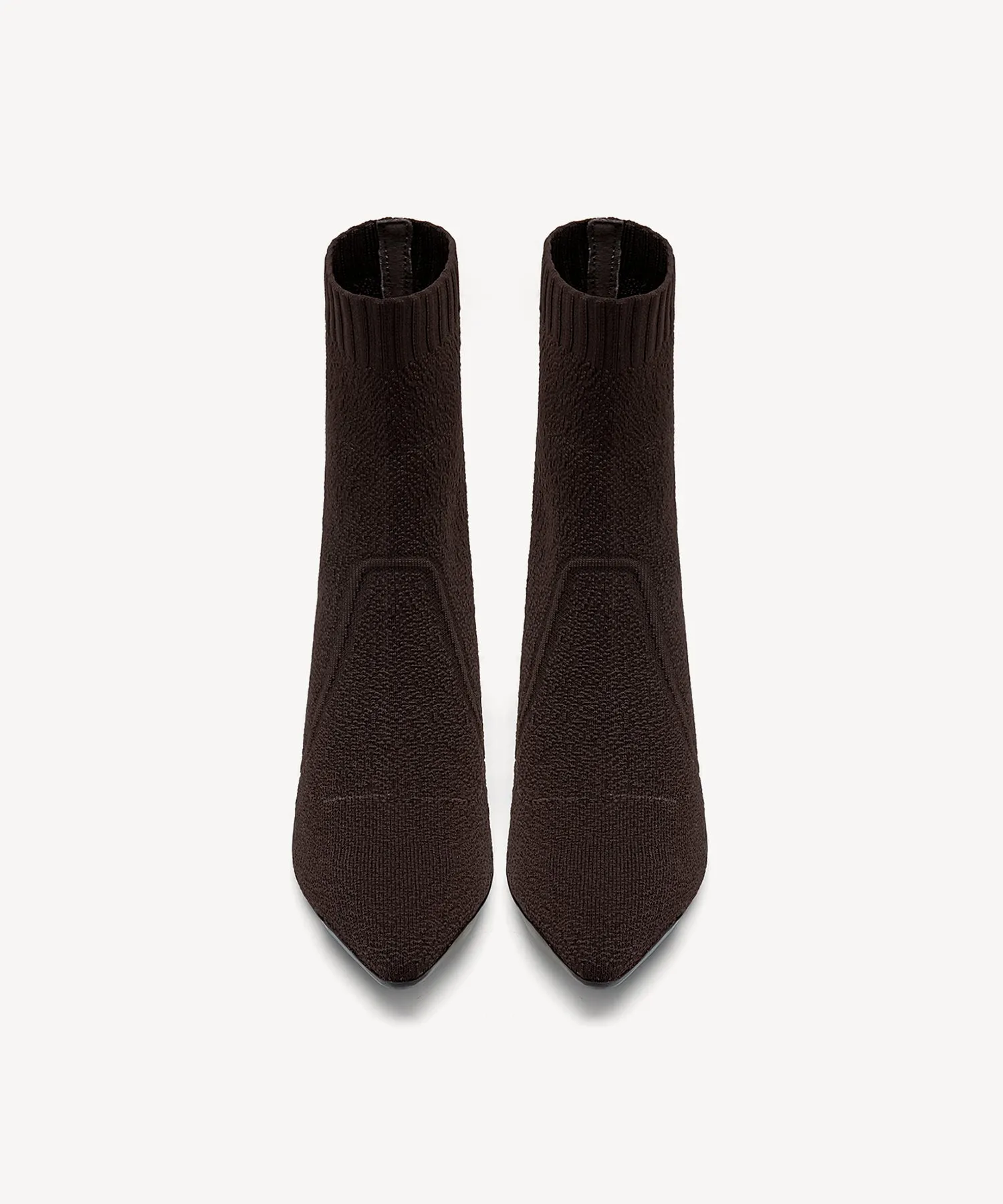 Minimalist  Pointed Toe Stiletto Ankle Boots