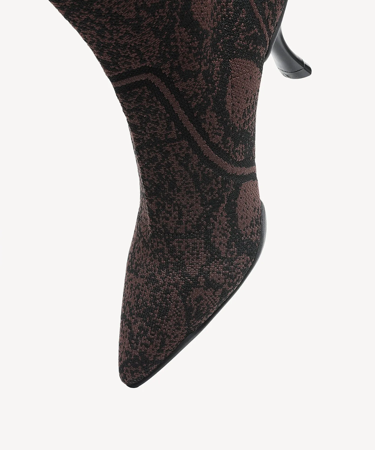 Minimalist  Pointed Toe Stiletto Ankle Boots