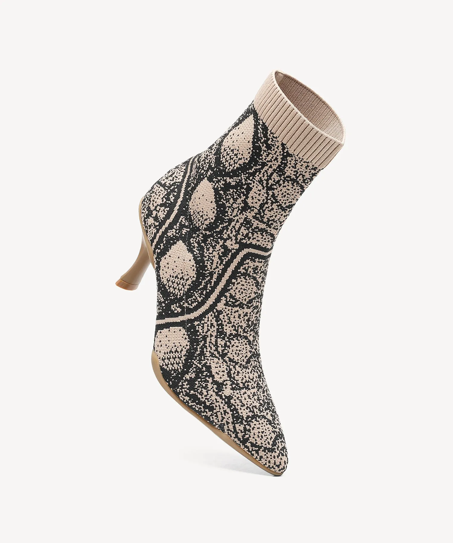 Minimalist  Pointed Toe Stiletto Ankle Boots