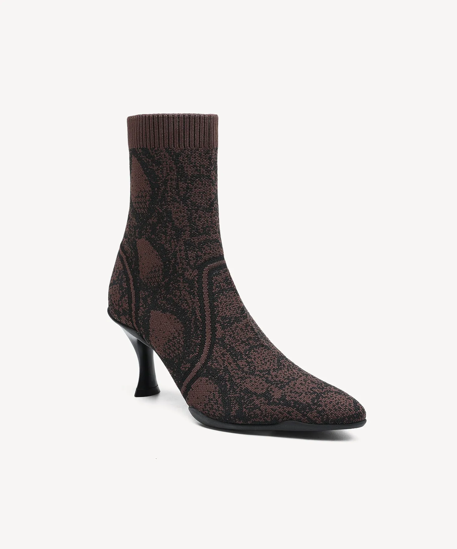Minimalist  Pointed Toe Stiletto Ankle Boots