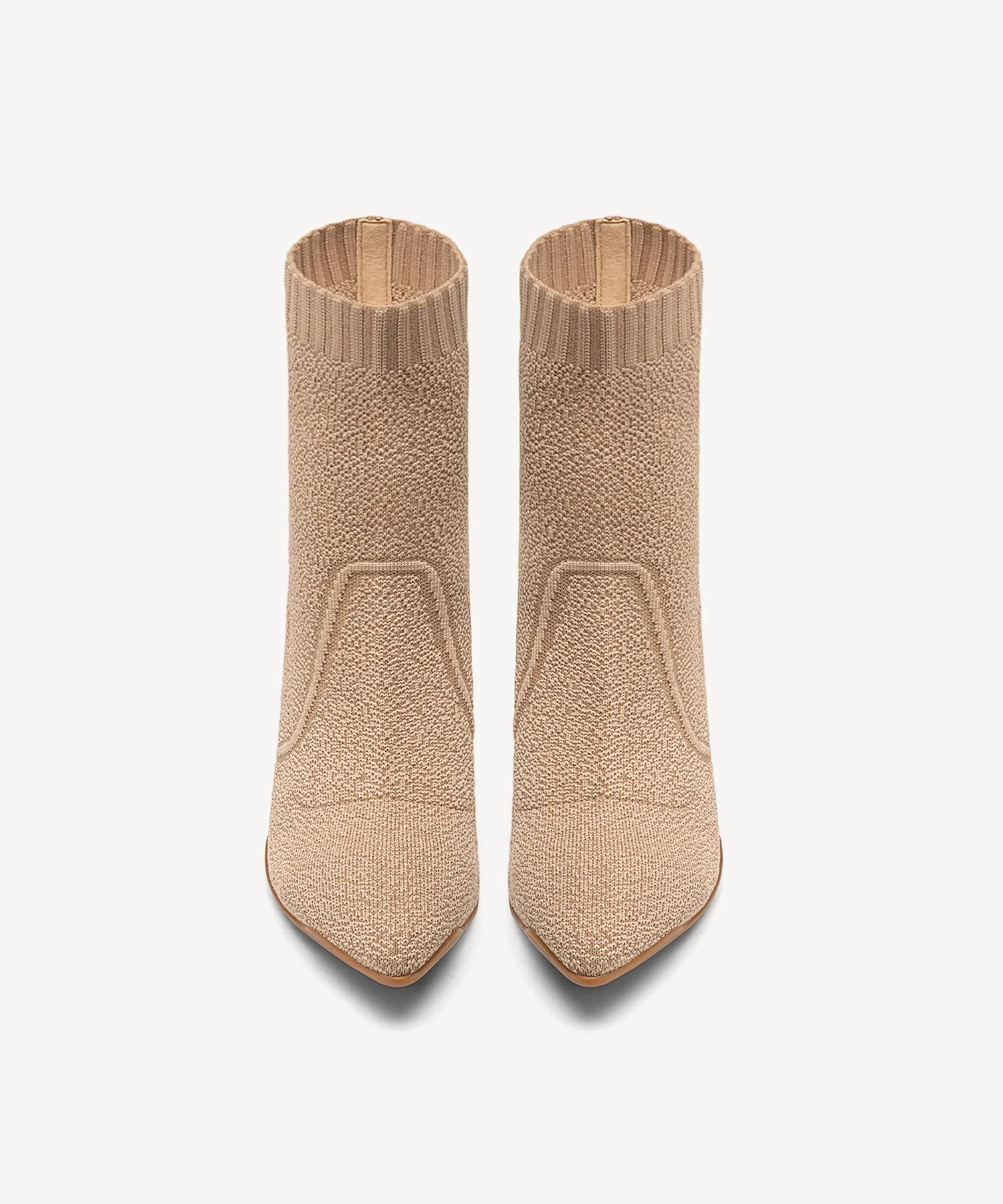 Minimalist  Pointed Toe Stiletto Ankle Boots