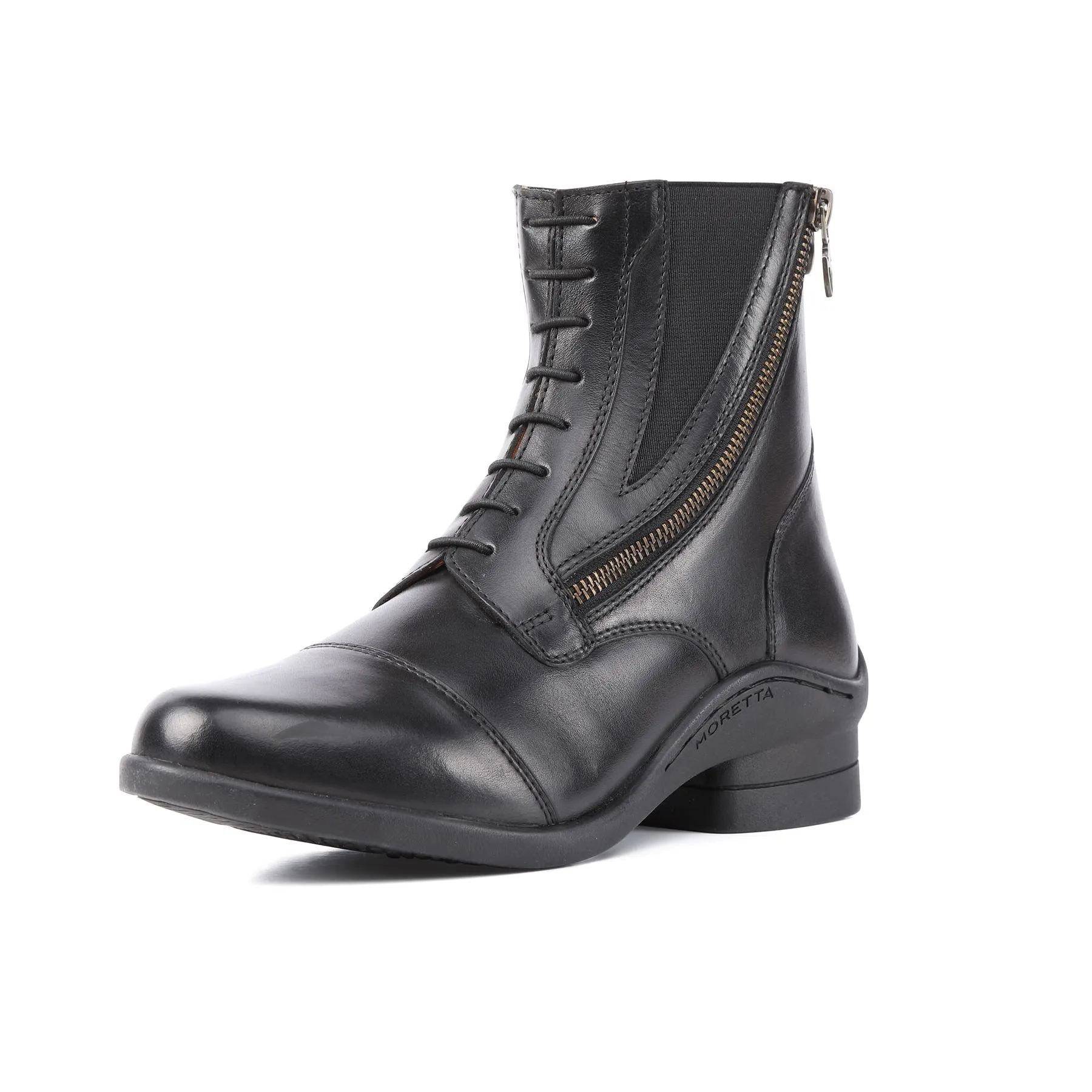 Moretta Alessia Leather Paddock Boots