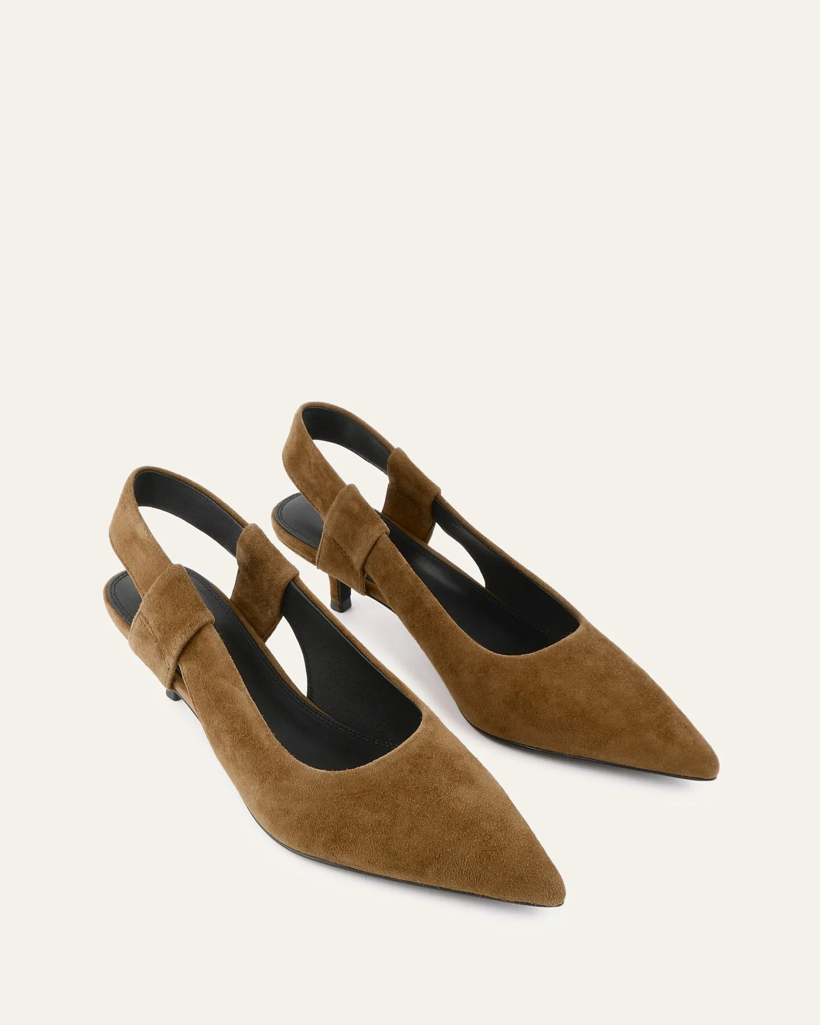 ROSA LOW HEELS BISCUIT SUEDE