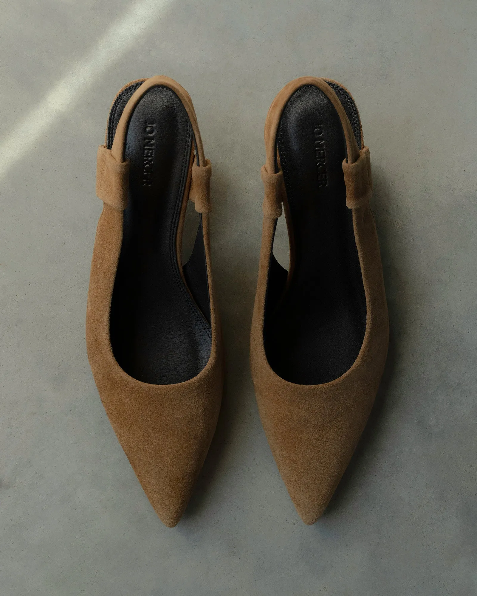 ROSA LOW HEELS BISCUIT SUEDE