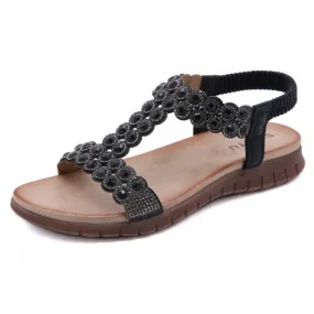 SIKETU | Soft Sole Rhinestone Sandals