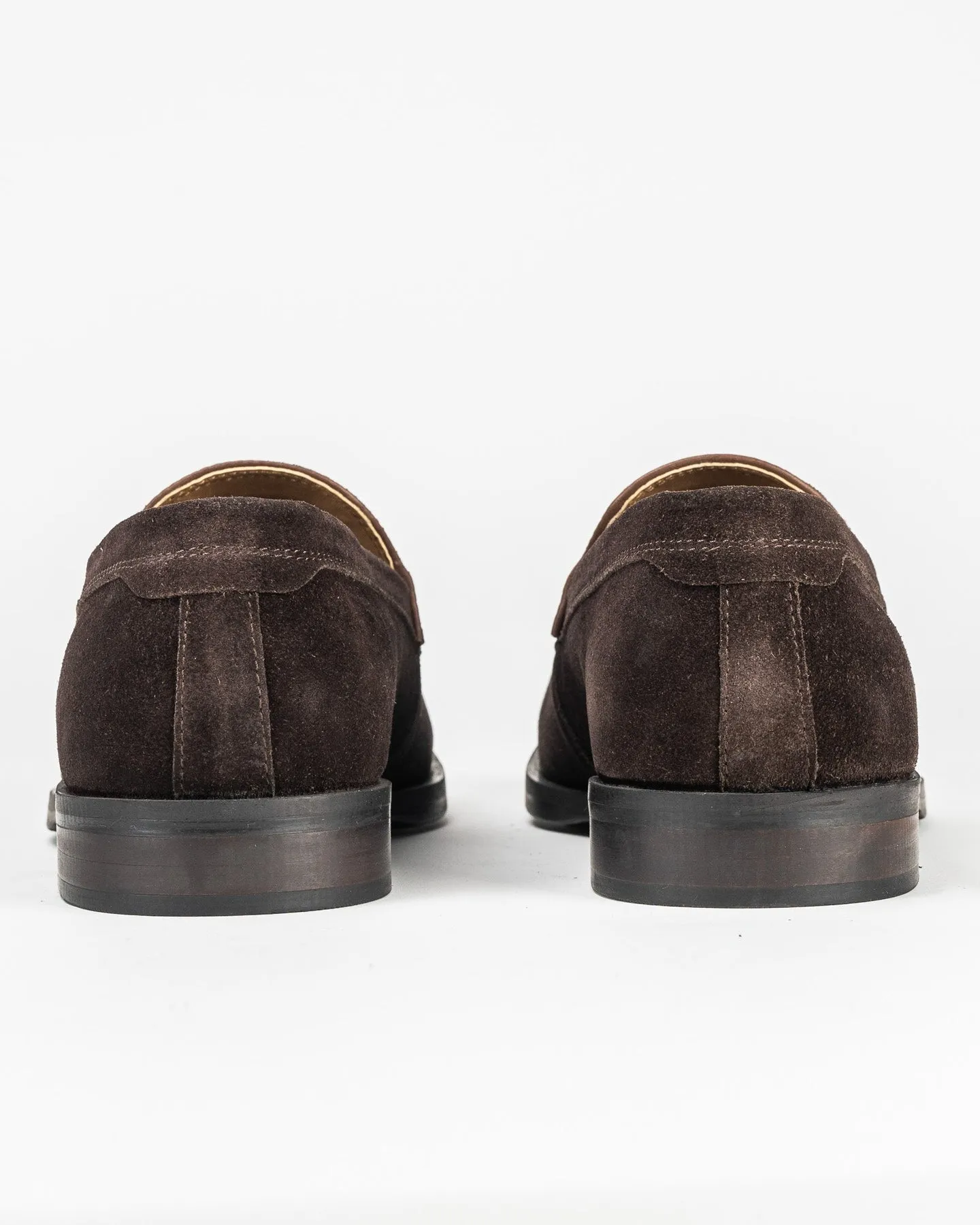 Sloane Mens Seve Suede Loafers Brown