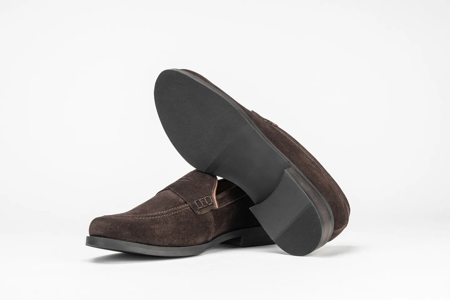 Sloane Mens Seve Suede Loafers Brown