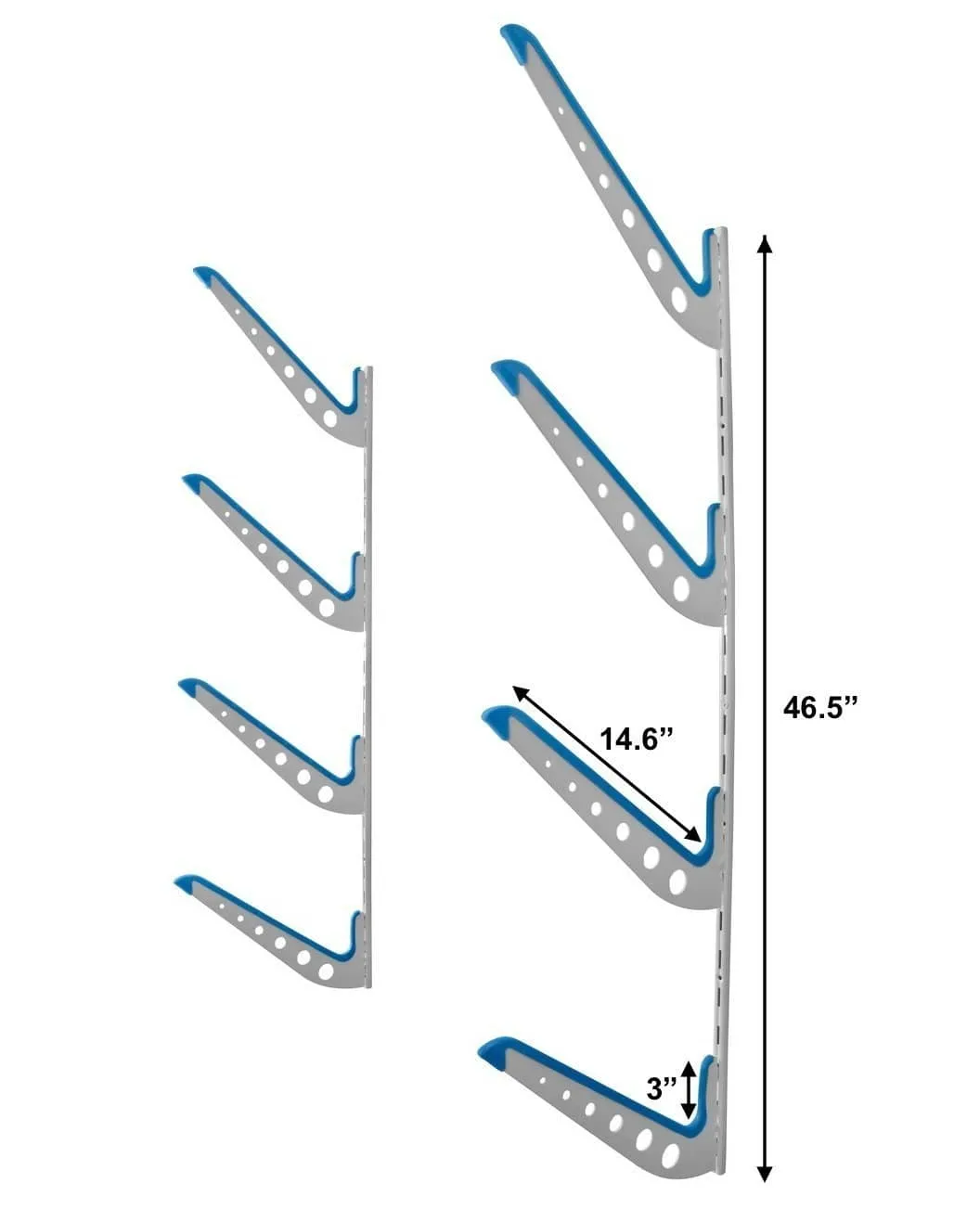 StoreYourBoard Snowboard Multi Wall Storage Rack, Home and Garage Mount