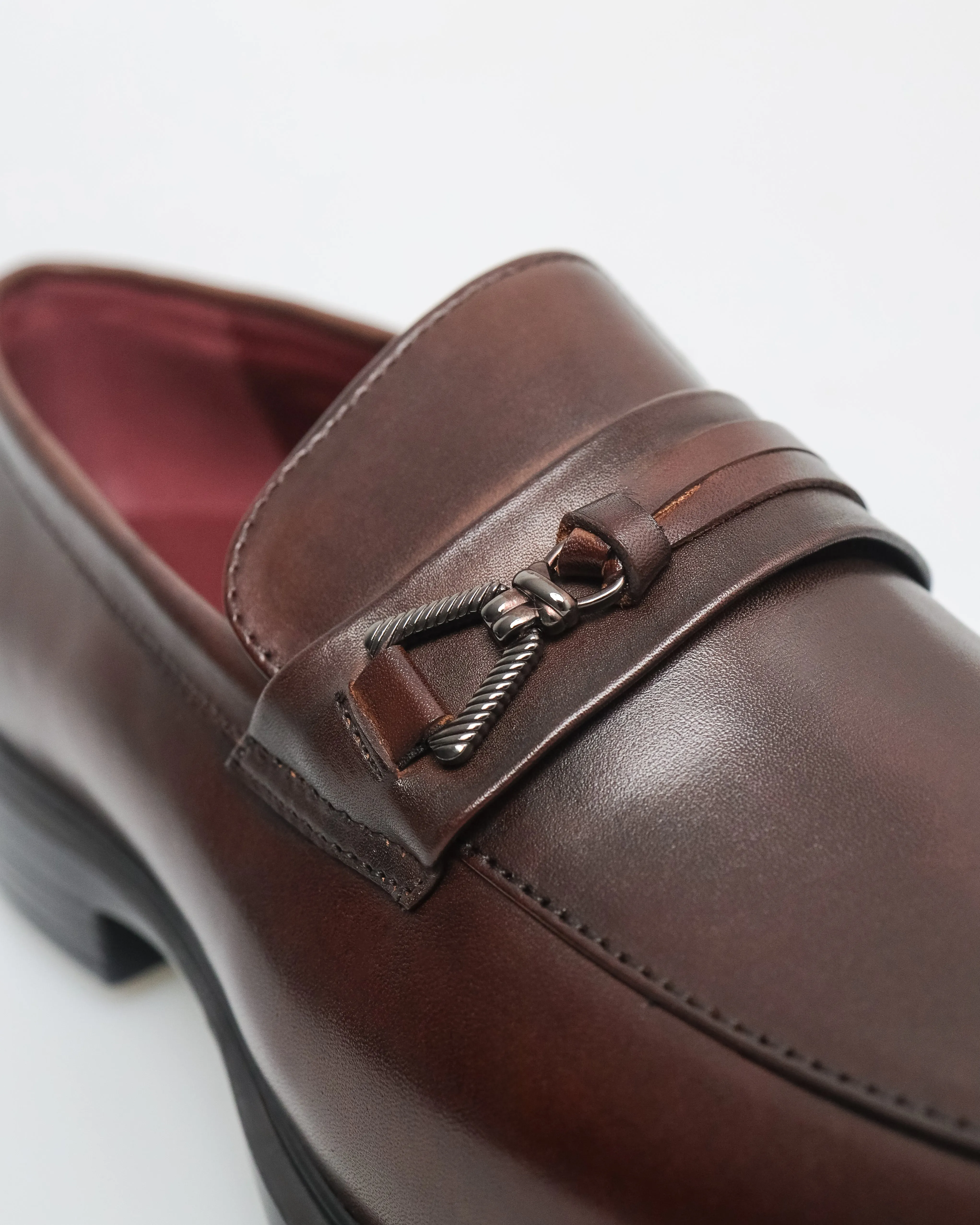 Tomaz HF082 Men's Noble Strap Classics Loafers